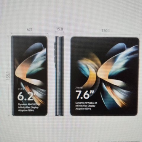 Samsung Galaxy Z Fold 4 5G ( Graygreen,12GB-512GB ) - Graygreen